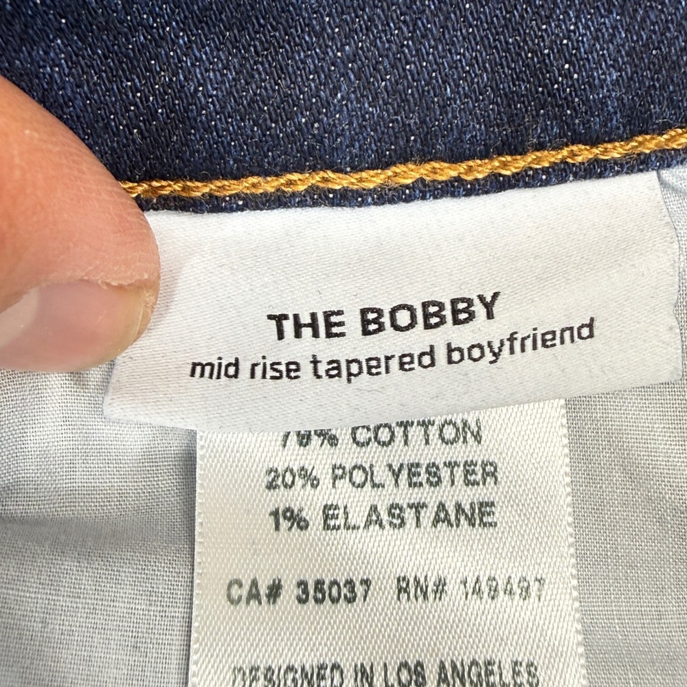 Joe's Jeans The Bobby Boyfriend Womens 25 Blue Distressed Mid Rise Tapered - Picture 10 of 12